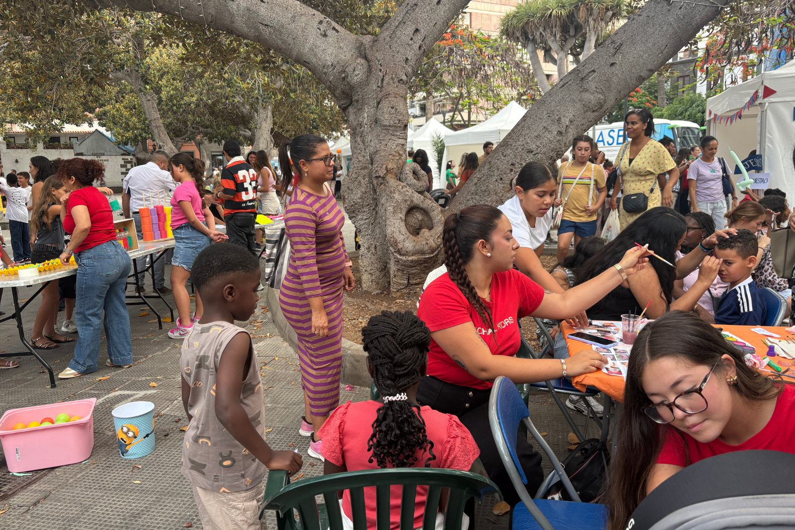 Zona infantil del festival The Turning